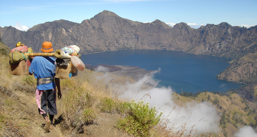 Location, Plawangan Sembalun an altitude 2639 meter National Park Of Mount Rinjani