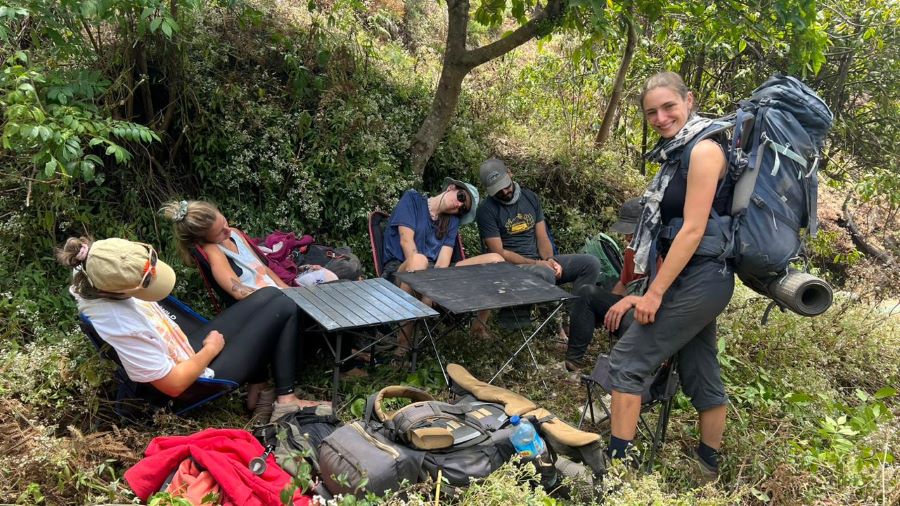 Breakfast, Lunch and Dinner during hike Mount Rinjani